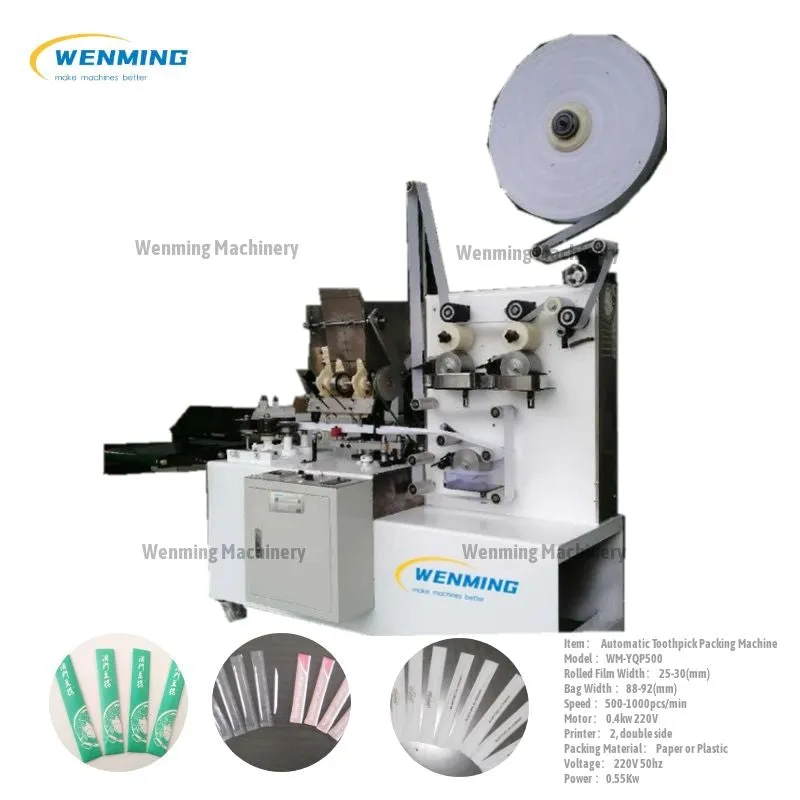 Automatic Packing Machine in Toothpick Making Automatic Machine