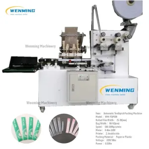 Automatic Packing Machine in Toothpick Making Automatic Machine