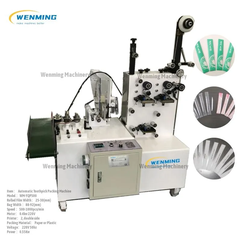 Automatic Packing Machine in Toothpick Making Automatic Machine