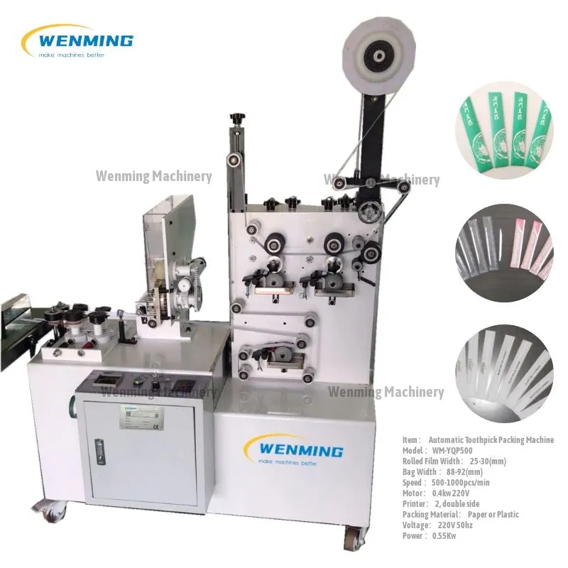 Automatic Packing Machine in Toothpick Making Automatic Machine