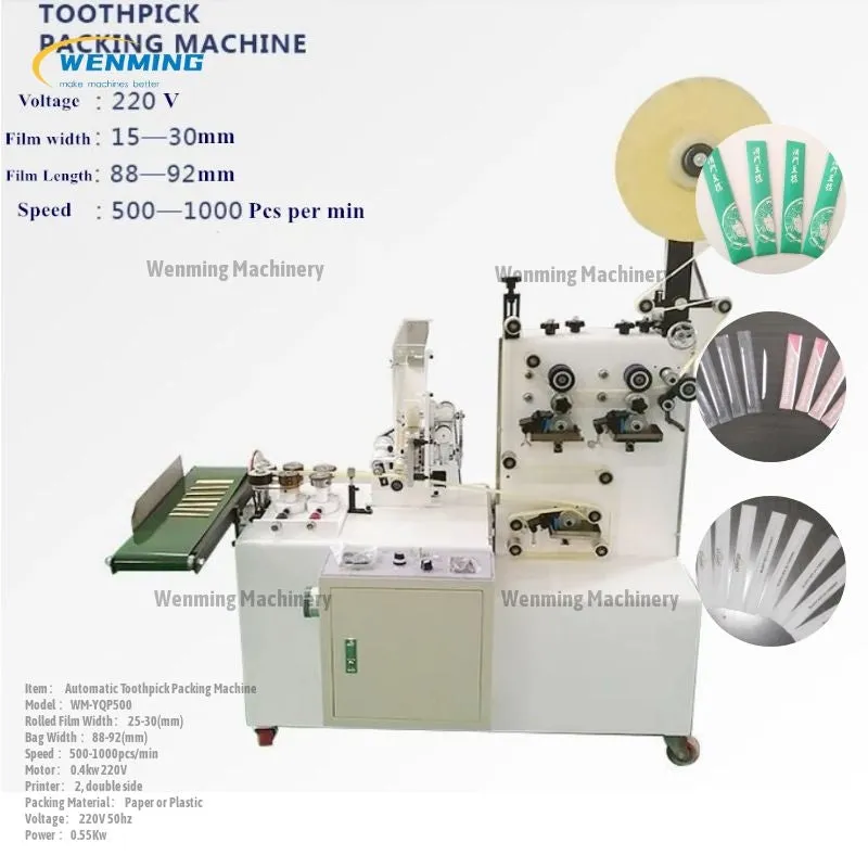 Automatic Packing Machine in Toothpick Making Automatic Machine