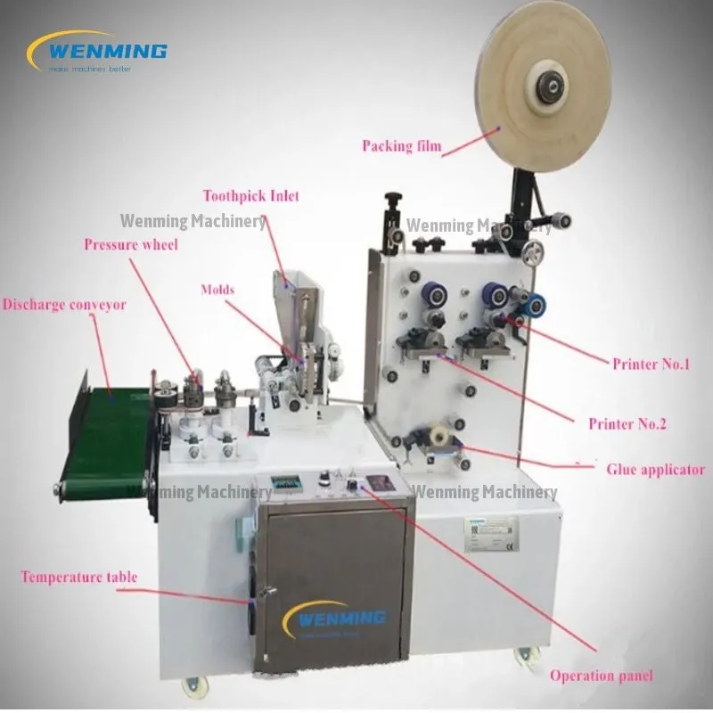 Automatic Packing Machine in Toothpick Making Automatic Machine