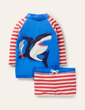 Blue Shark Surf Set-Strawberry Tart/Ivory Shark