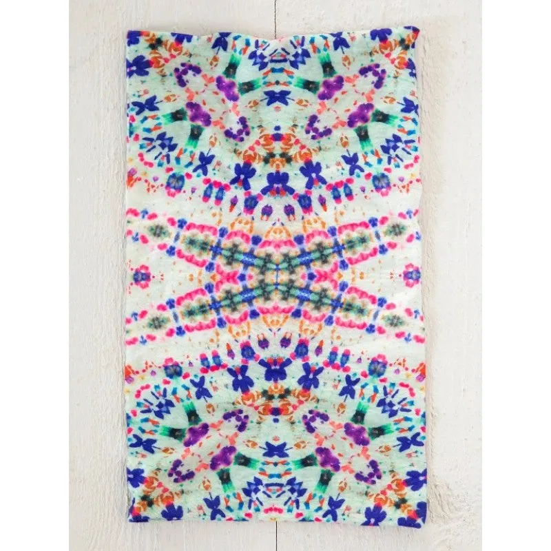 Boho Bandeau - Dark Cream Tie Dye