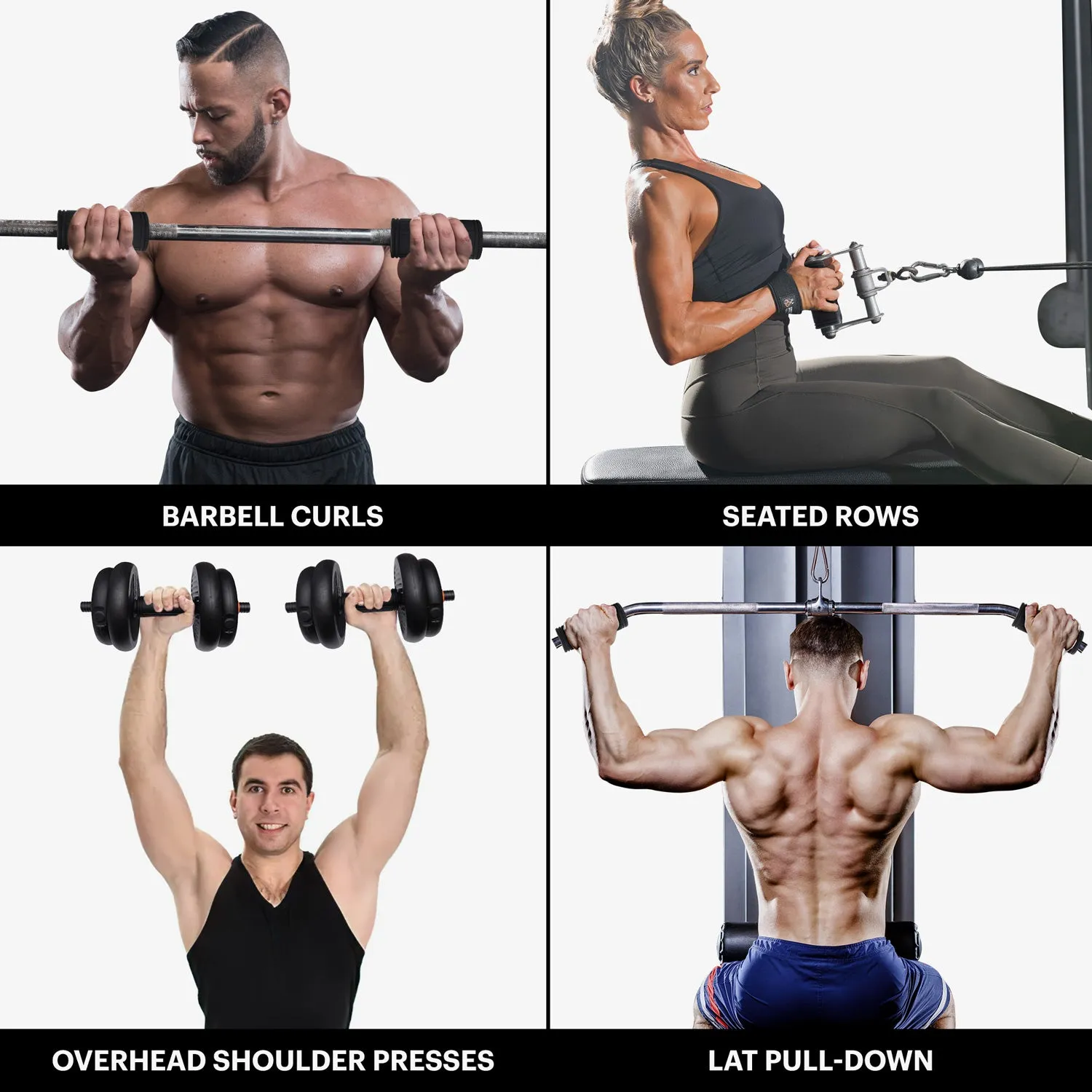 Fat Bar Grips For Weightlifting