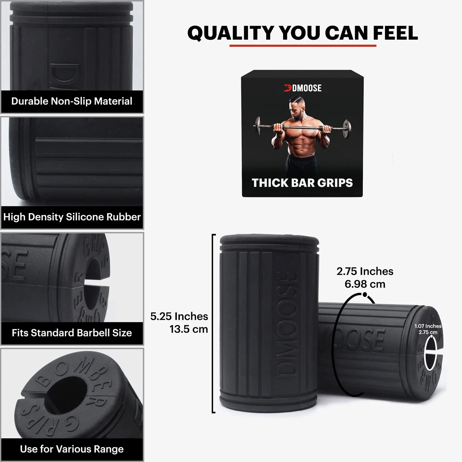 Fat Bar Grips For Weightlifting