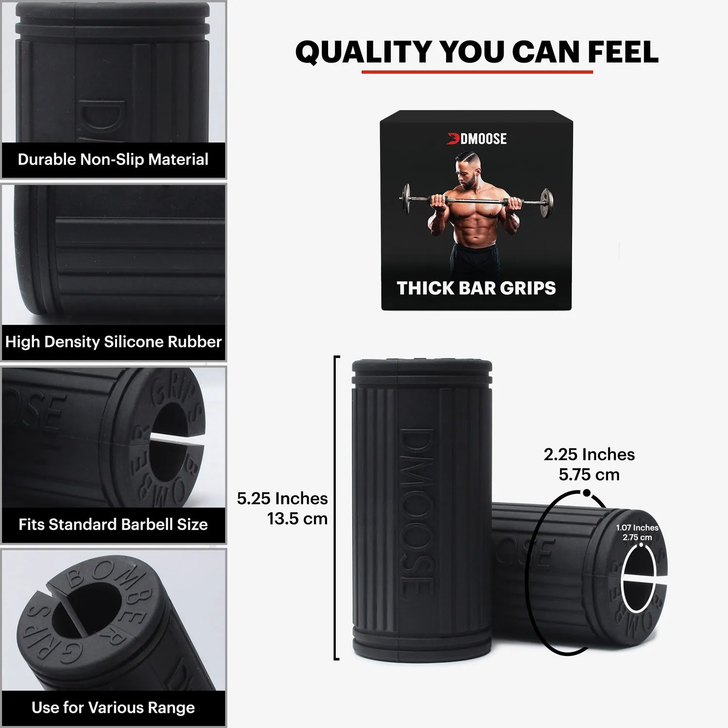 Fat Bar Grips For Weightlifting