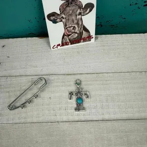 Initial Clip-on Charms: T