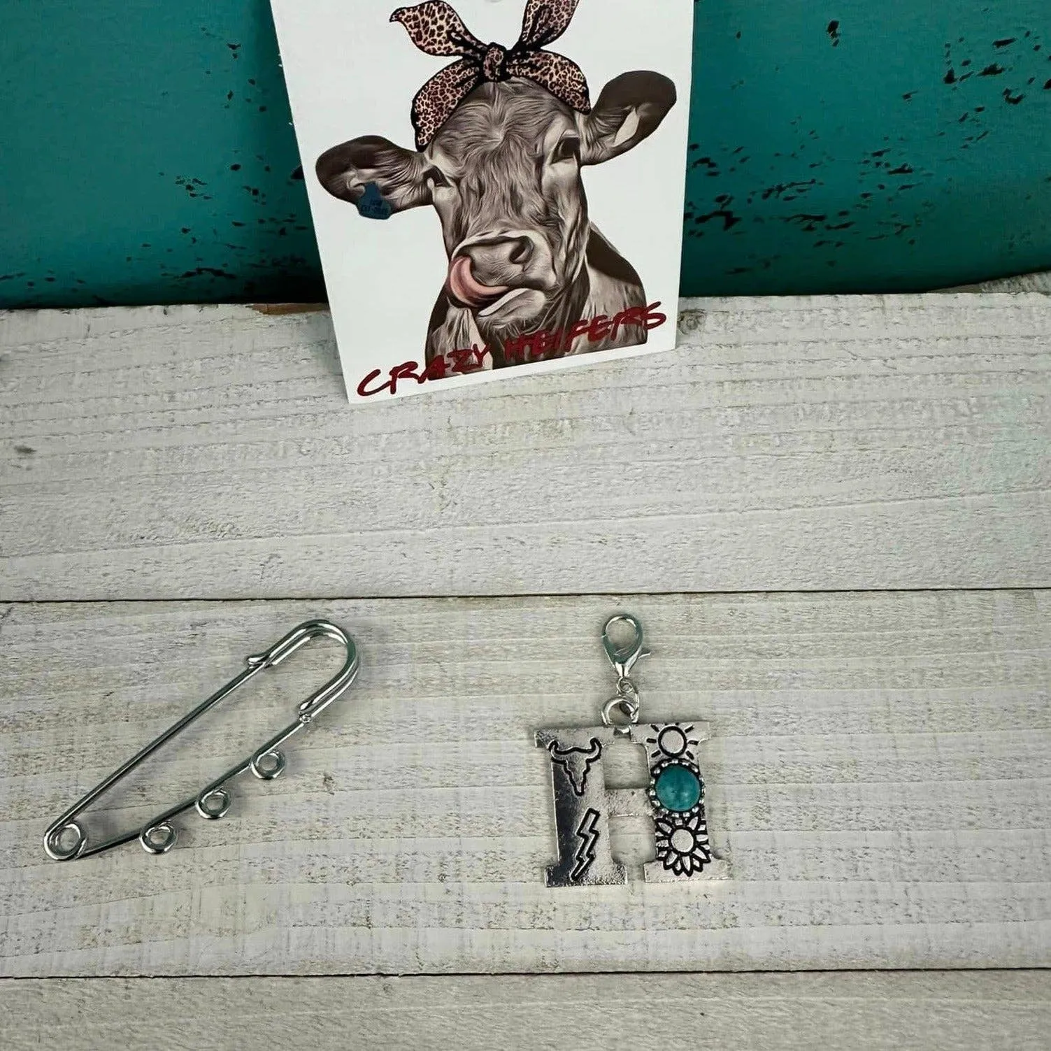Initial Clip-on Charms: T