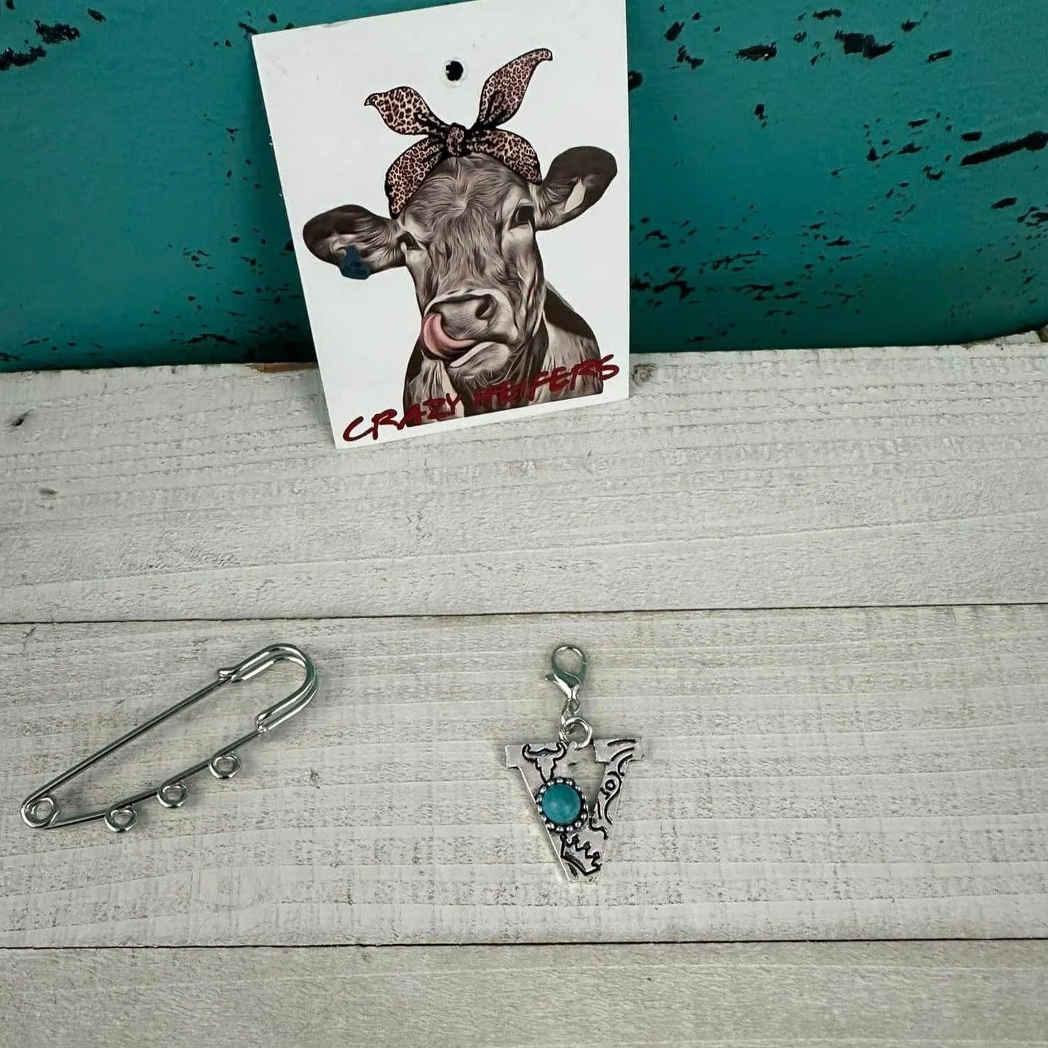 Initial Clip-on Charms: T
