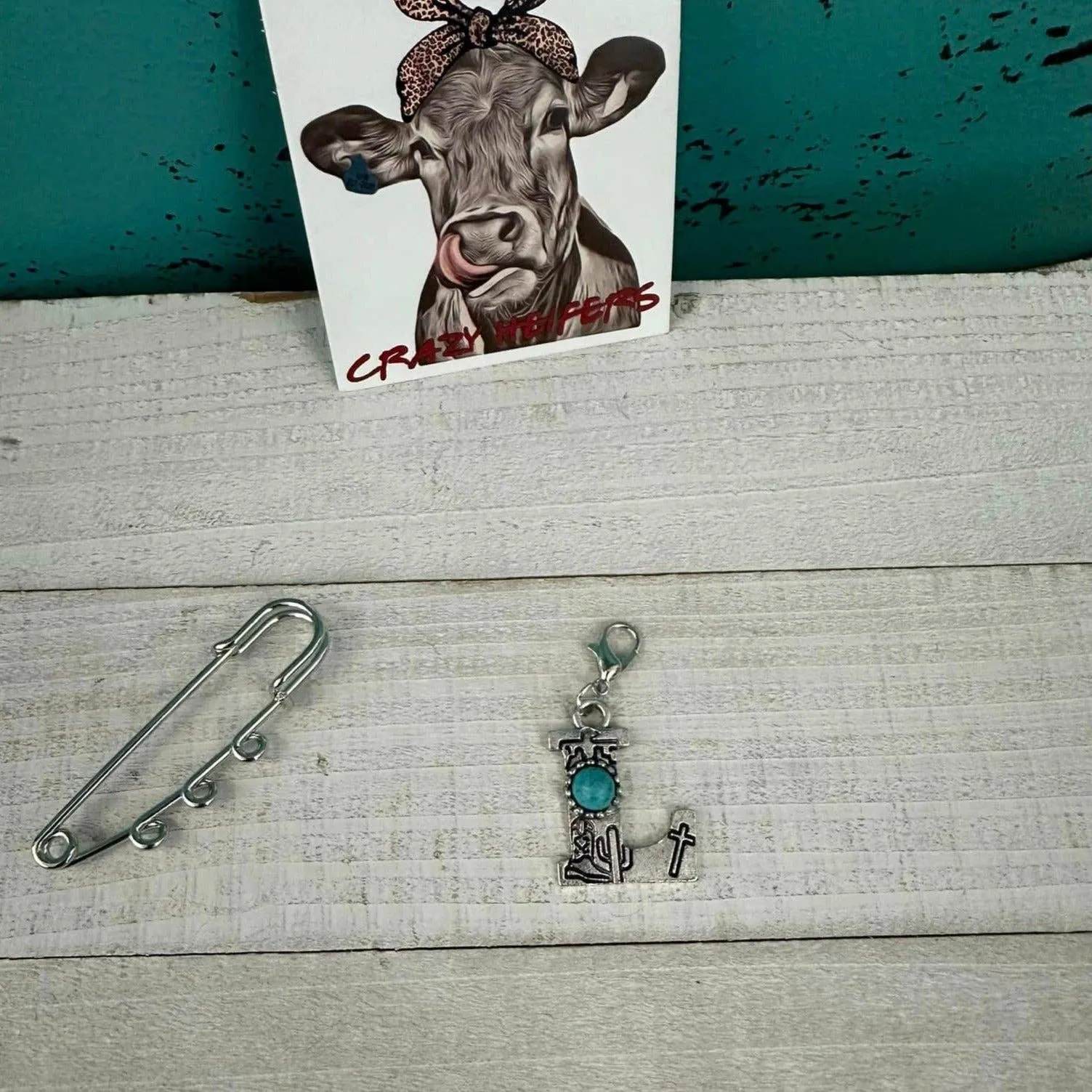 Initial Clip-on Charms: T
