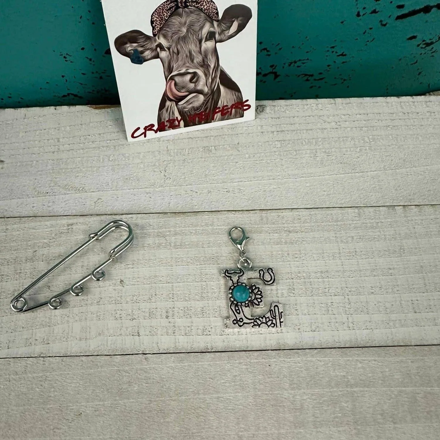 Initial Clip-on Charms: T