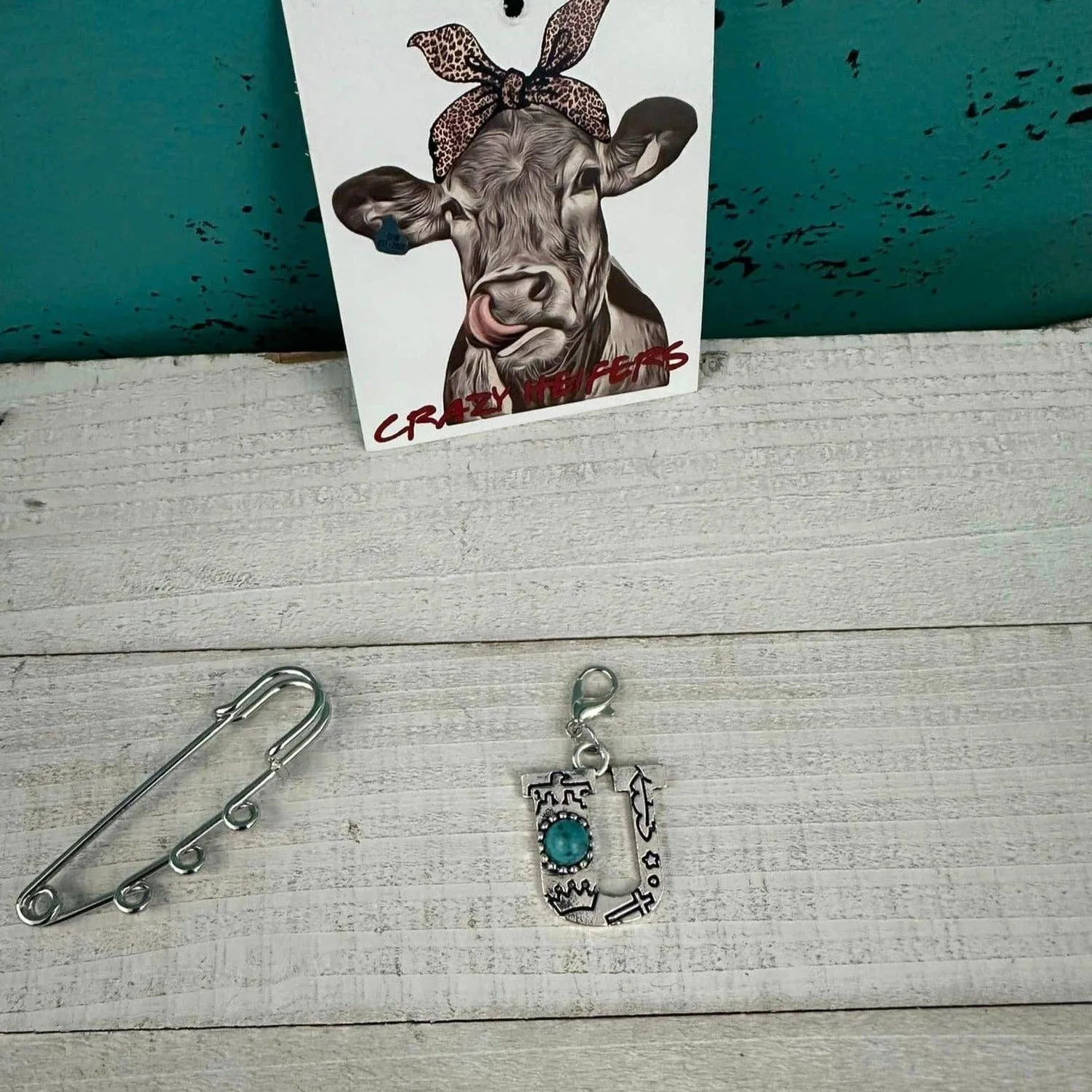 Initial Clip-on Charms: T