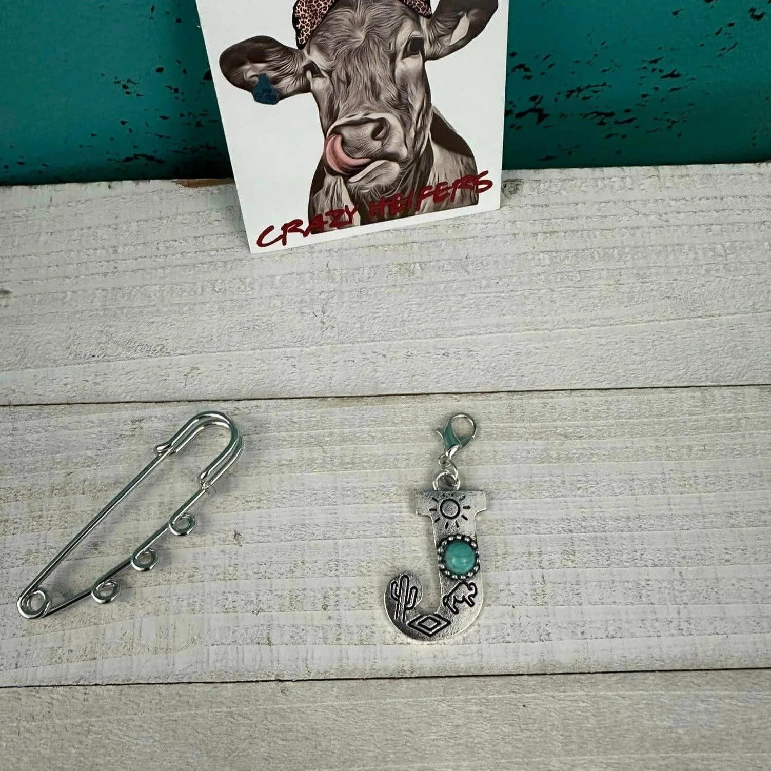 Initial Clip-on Charms: T