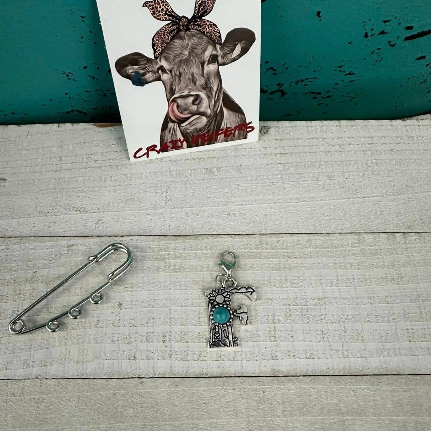 Initial Clip-on Charms: T
