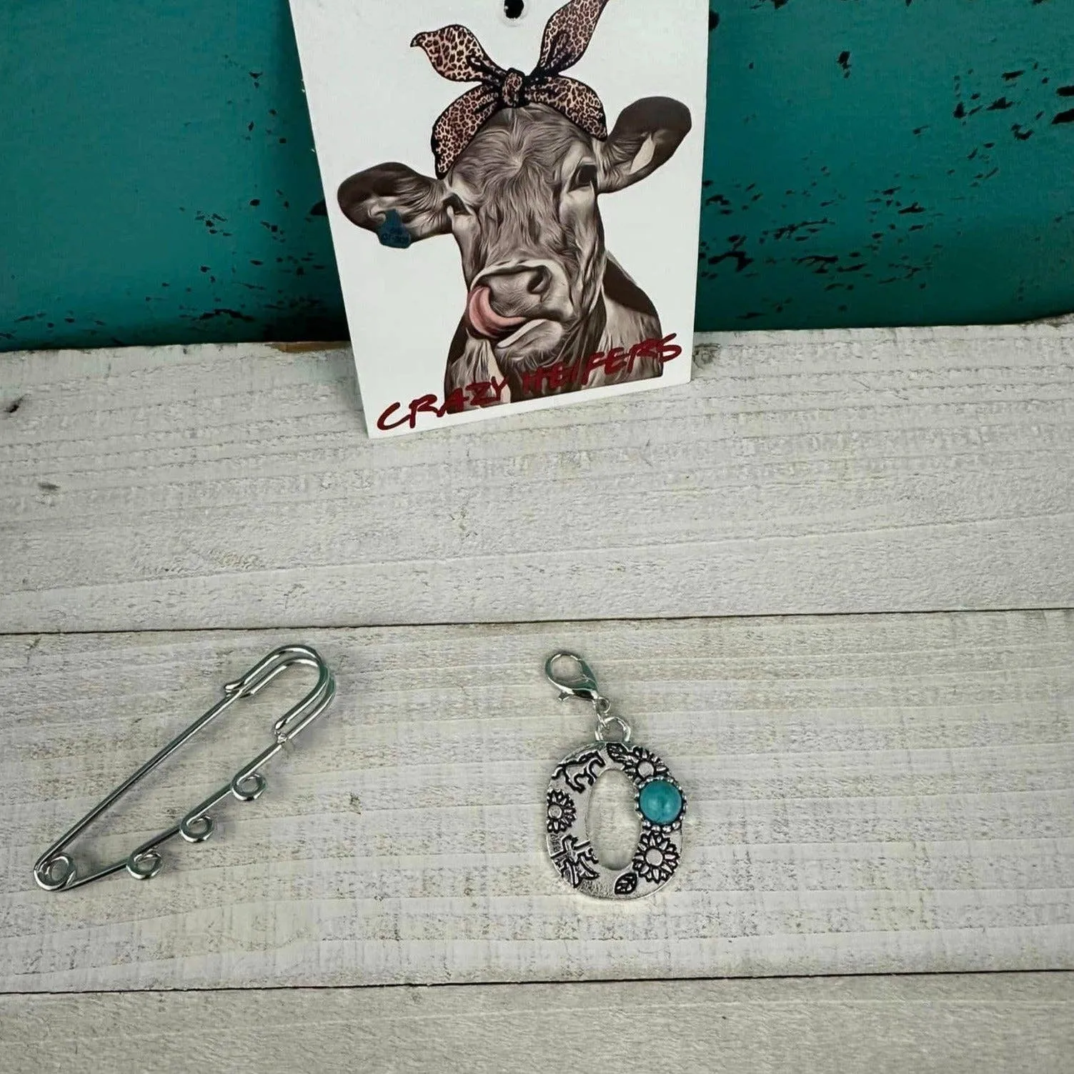 Initial Clip-on Charms: T