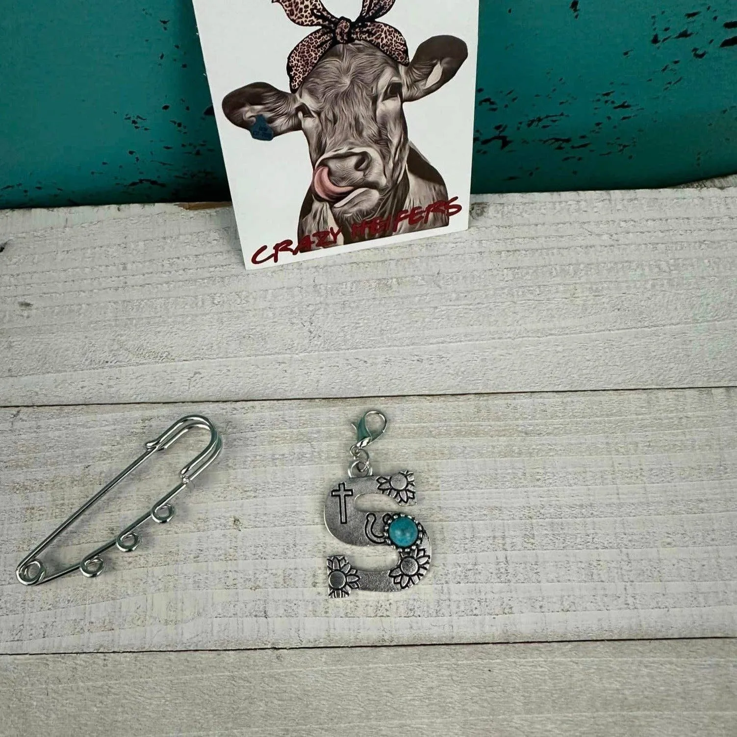Initial Clip-on Charms: T