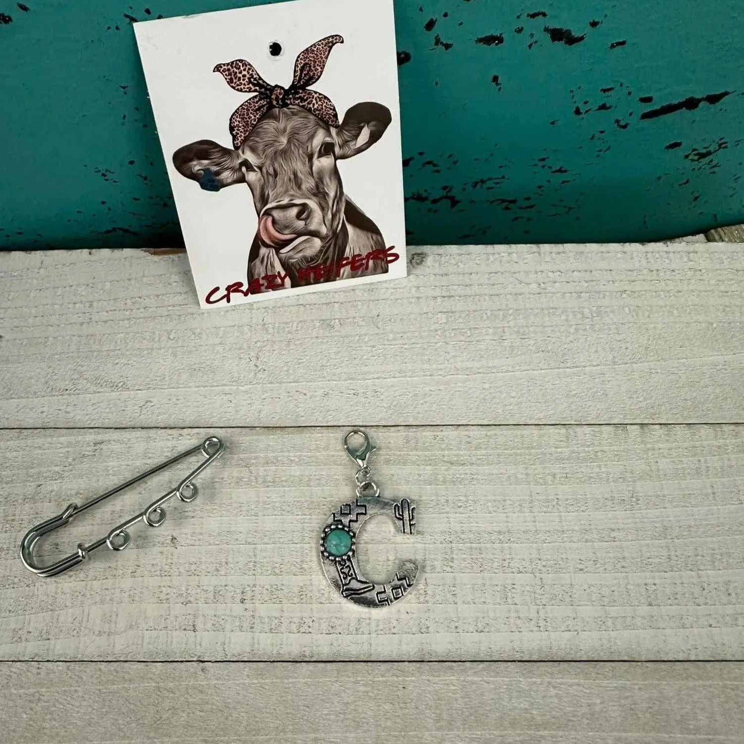 Initial Clip-on Charms: T