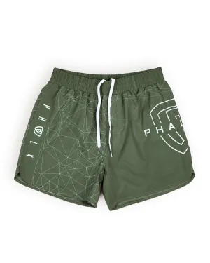 METRIC HPTX-2 GRAPPLING SHORTS | ARMY GREEN
