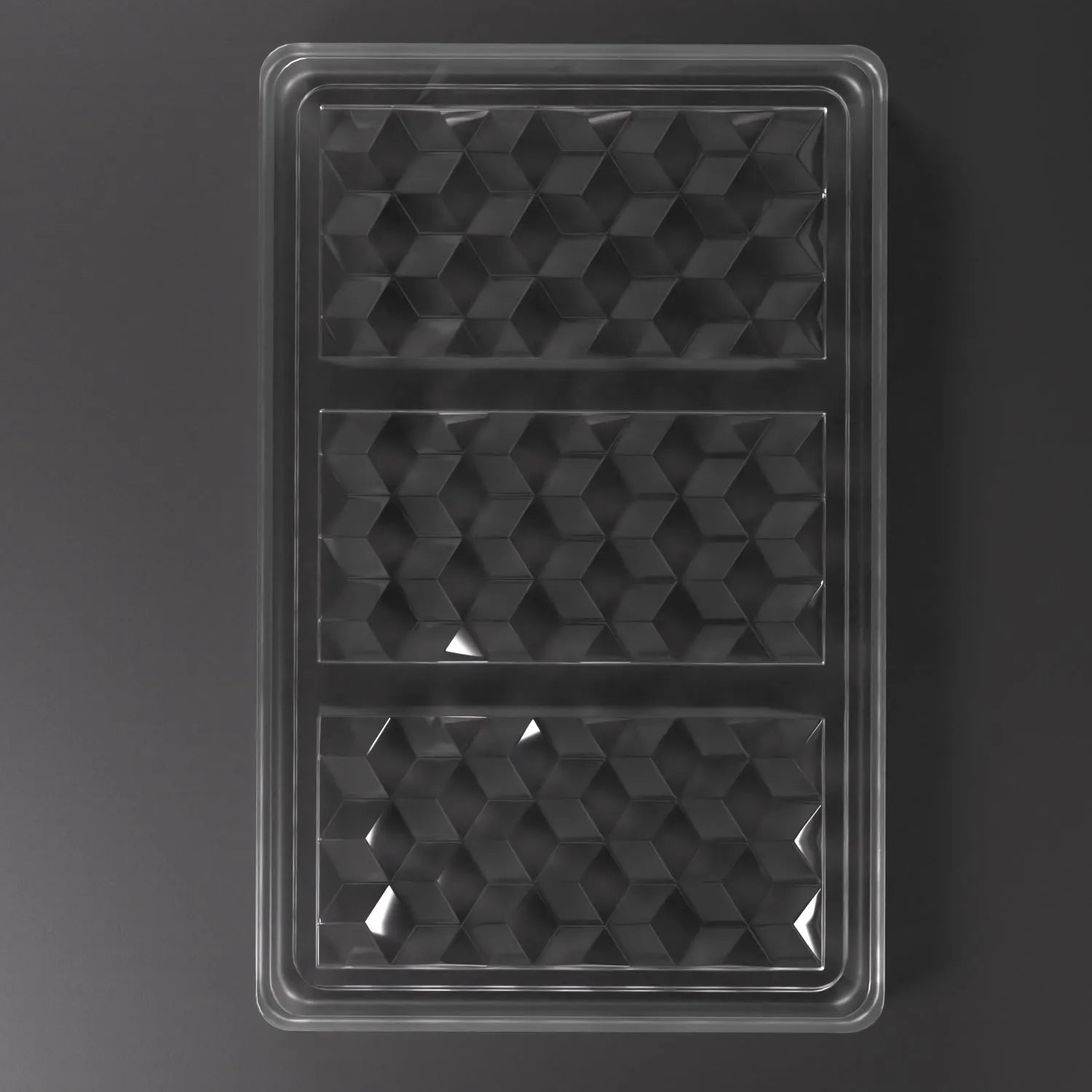 Premium Polycarbonate Chocolate Bar Mold Geometric
