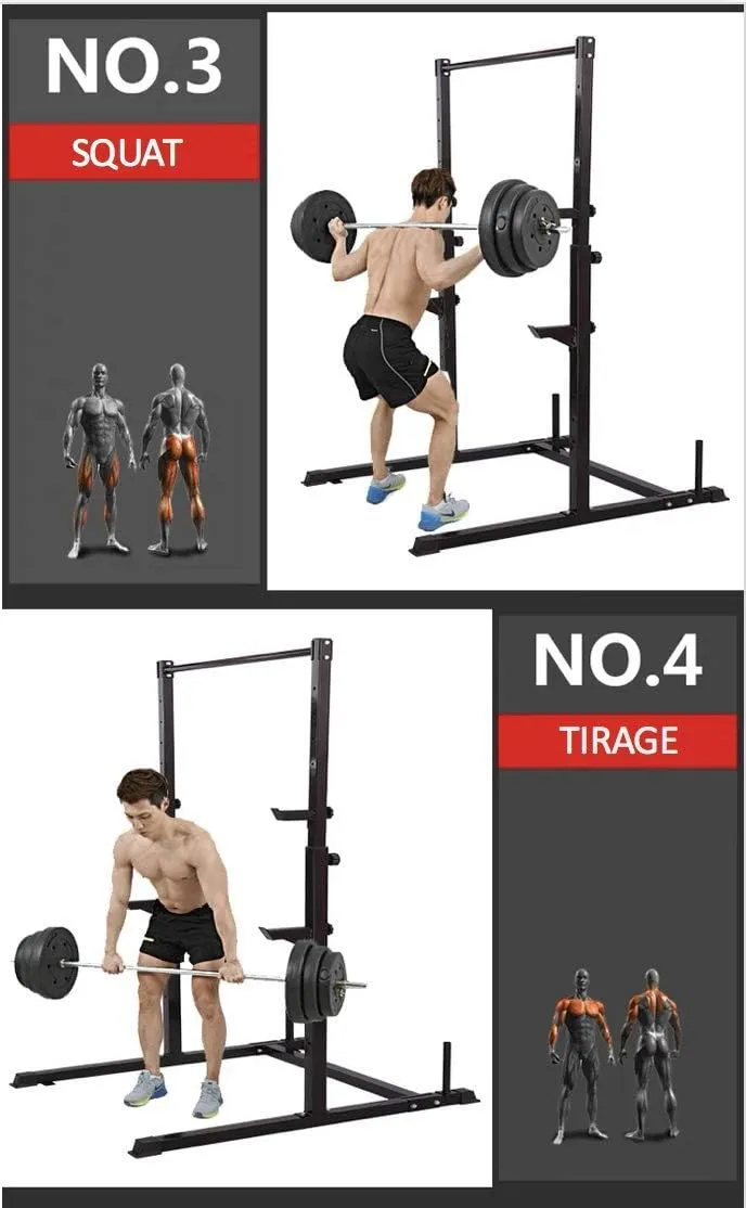 Rack de Musculation Pull Up Fitness Entranement Polyvalent - Fitnessterapy