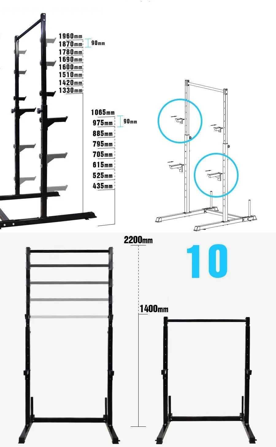 Rack de Musculation Pull Up Fitness Entranement Polyvalent - Fitnessterapy