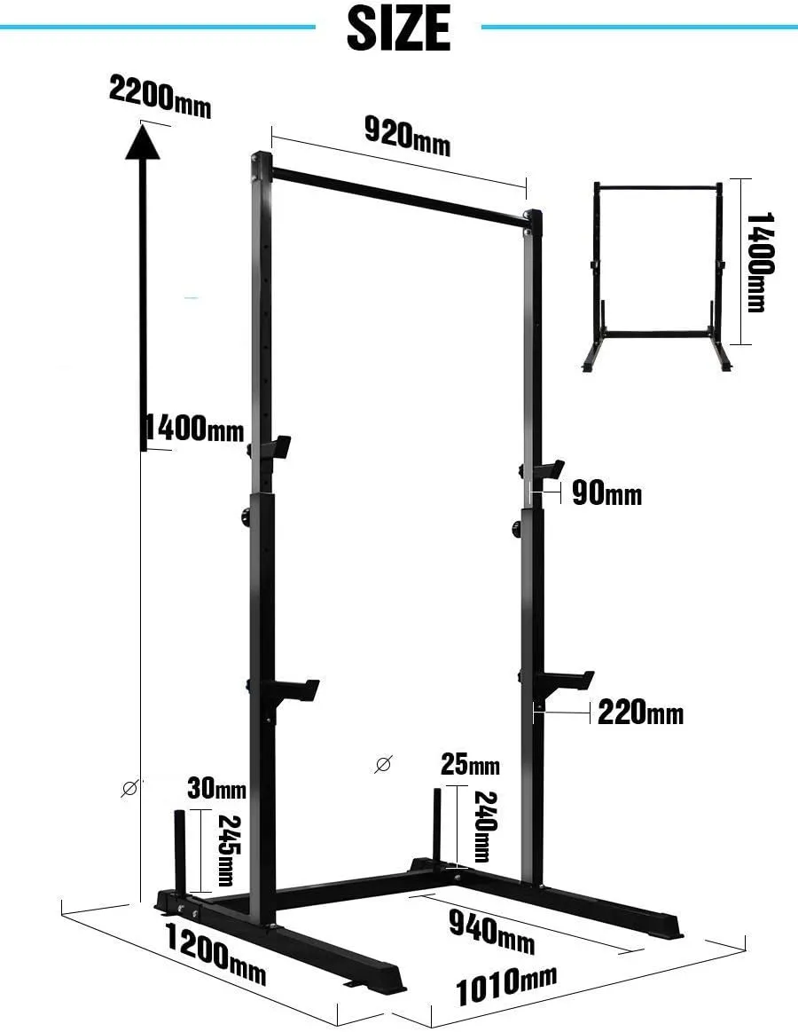 Rack de Musculation Pull Up Fitness Entranement Polyvalent - Fitnessterapy
