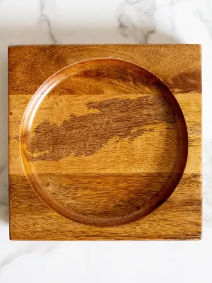 Squircle Plate Brown