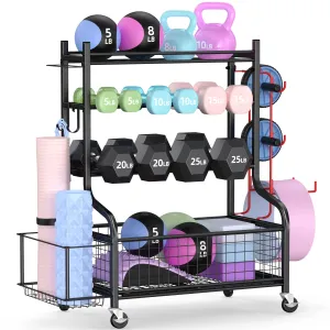 Support d'haltres multifonction pour haltres, tapis de yoga | Fitnessterapy