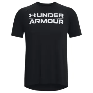 UA Men's Velocity Graphic Short Sleeve Crew Black