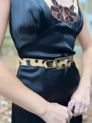Vintage Animal Print Belt