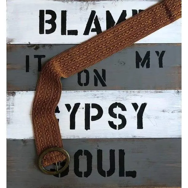 Vintage Macrame Belt