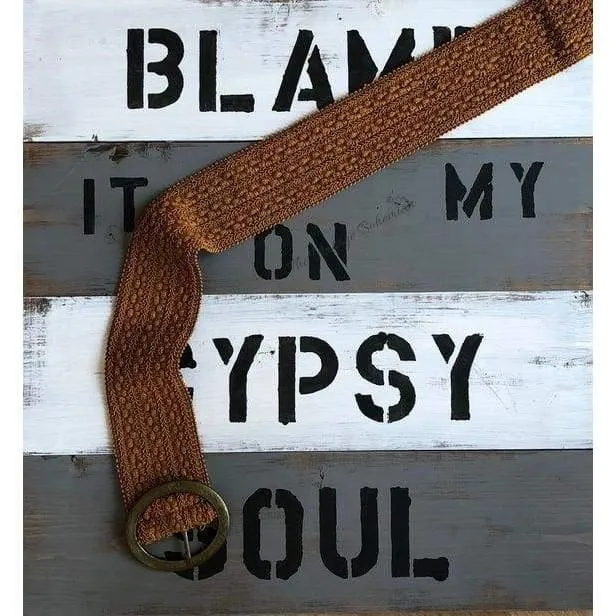 Vintage Macrame Belt